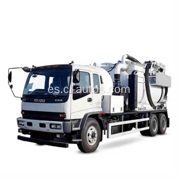 Isuzu ftr 6x4 15000 litros 15 cbm Vacú de ascenso Fecal Suction Cander Trucker